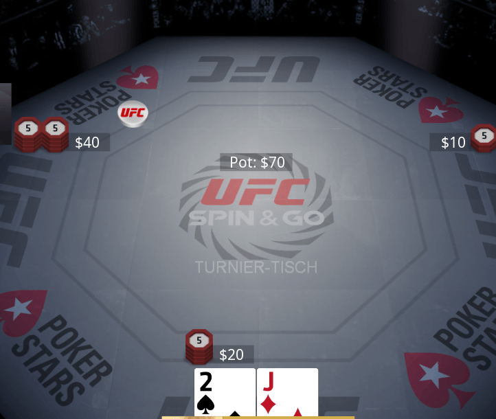 UFC Spin & Go Pokertisch