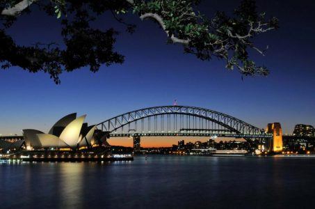 Sidney Australien bei Nacht