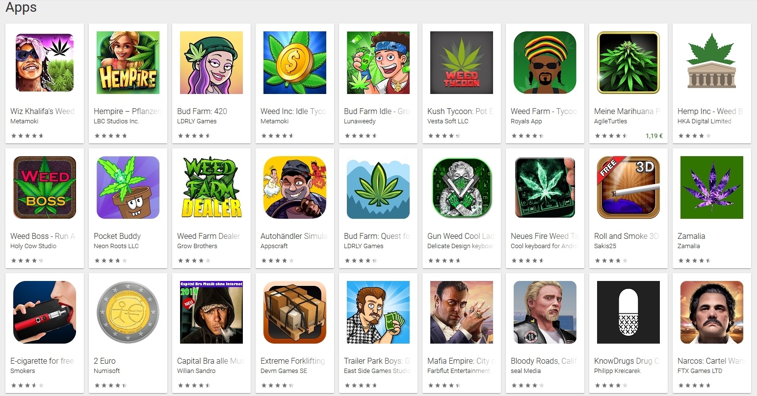 Weed Apps Google Play