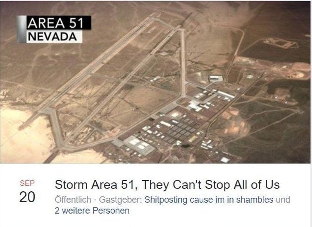 Facebook Event Storm Area 51