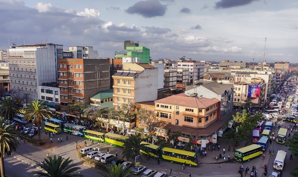 Nairobi Kenia Panorama