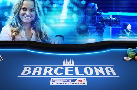 Barcelona, Pokertisch, EPT Logo, Frau