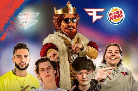 FaZe Clan eSportler, Burger King, Werbung, Logo