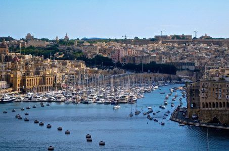 Valetta, Meer, Boote