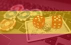 Glücksspielwerbung Spanien, spanische Flagge, Online Glücksspiel