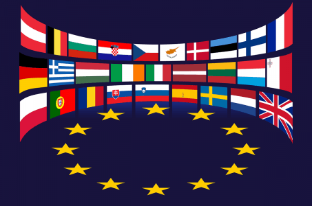 EU, EU Mitgliedsstaaten, EU Länder, EU Fahnen