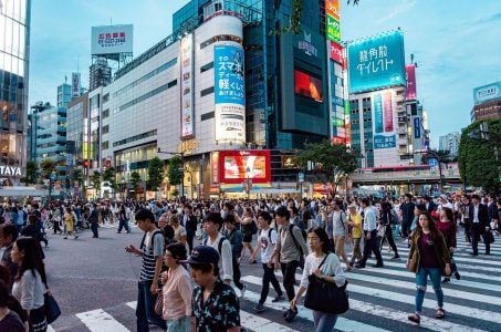 Fußgänger in Japan, Japaner