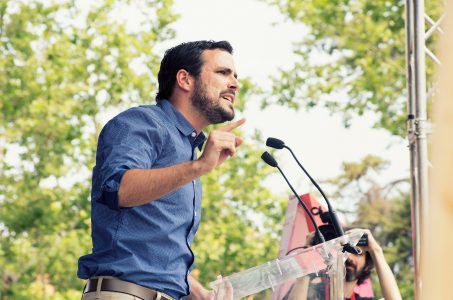 Alberto Garzón, Arc de Triomf, Barcelona