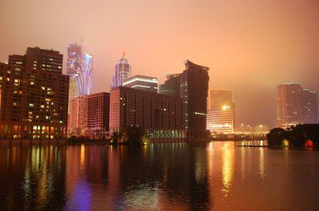 Macau, Casinos, Macau bei Nacht