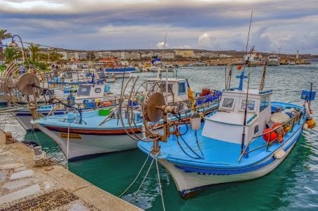 Zypern, Hafen, Boote