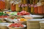 Buffet, Speisen, Einmachgläser