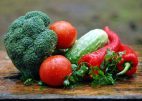 Gemüse, Brokkoli, Tomaten, Gurken, Paprika