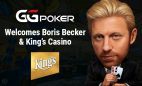 Boris Becker, Spielkarten, GGpoker King´s Casino Logo