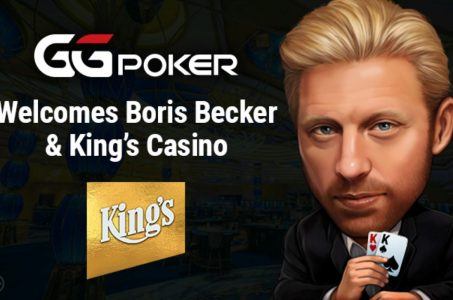 Boris Becker, Spielkarten, GGpoker King´s Casino Logo