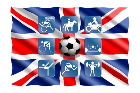 Sport, Fahne Großbritannien