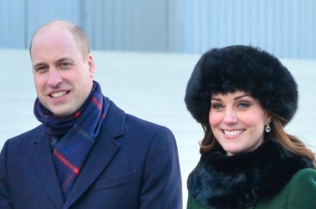 Herzogin Kate und Prinz William im Winter