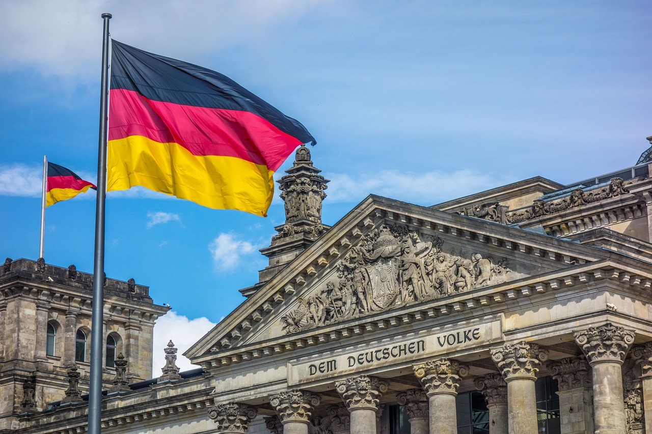 deutsche Flagge, Bundestag