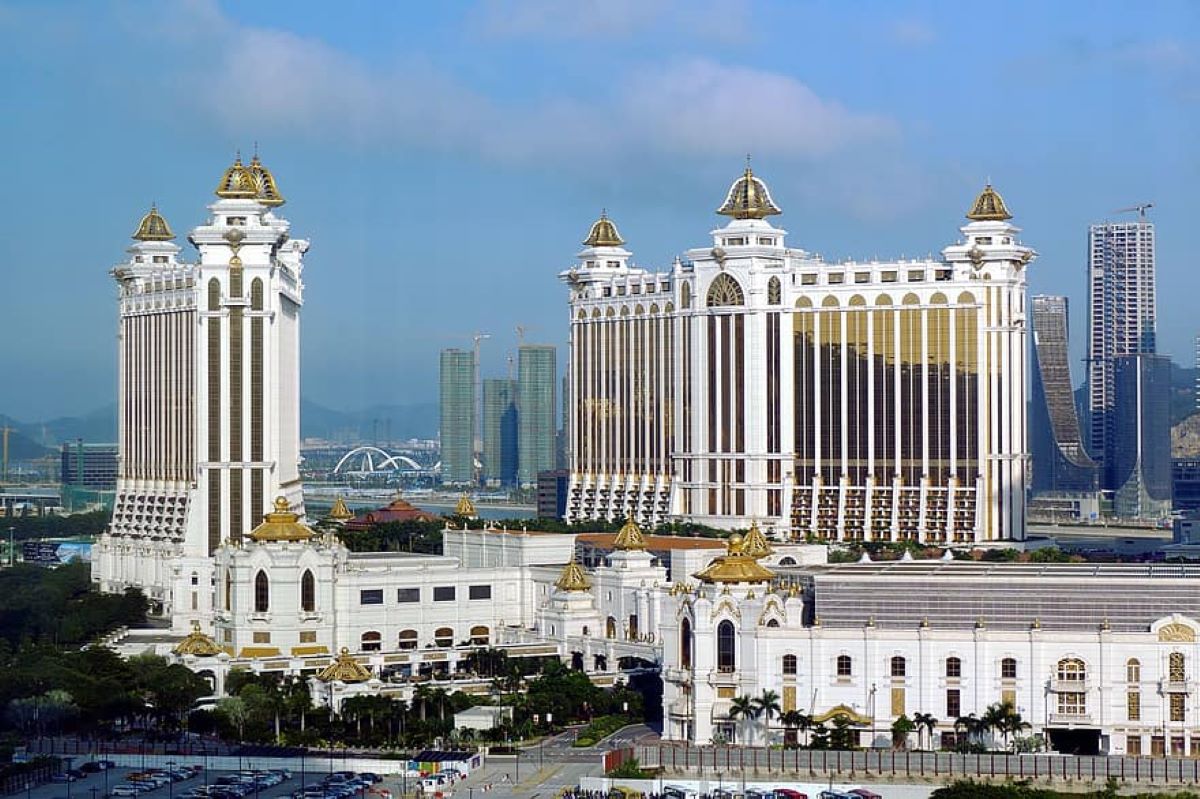 Macau, weißes Gebäude