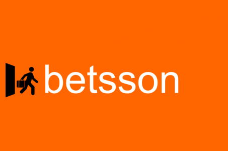 Betsson Logo, Mensch mit Koffer Silhouette