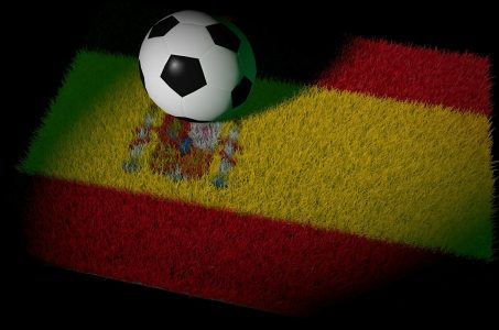 Spanische Flagge, Fußball