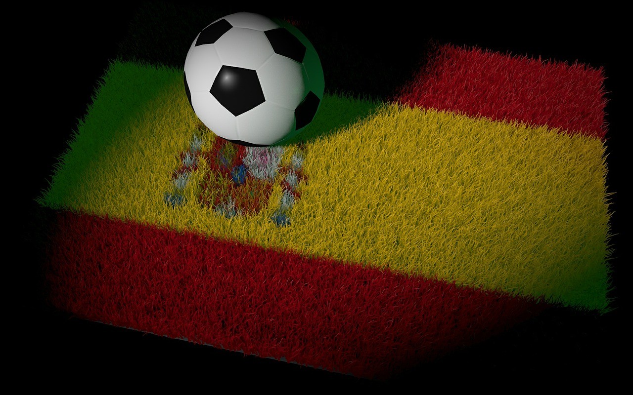 Spanische Flagge, Fußball
