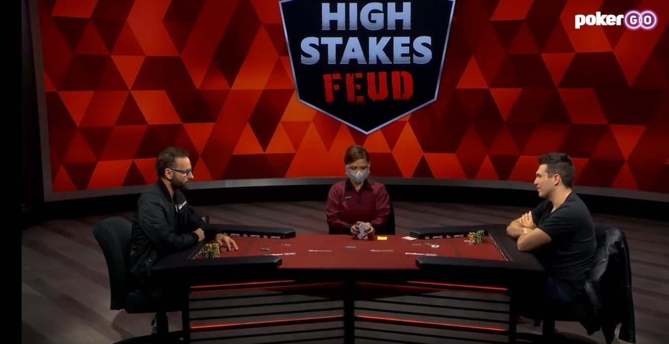 Daniel Negreanu, Doug Polk, Dealerin, Pokertisch