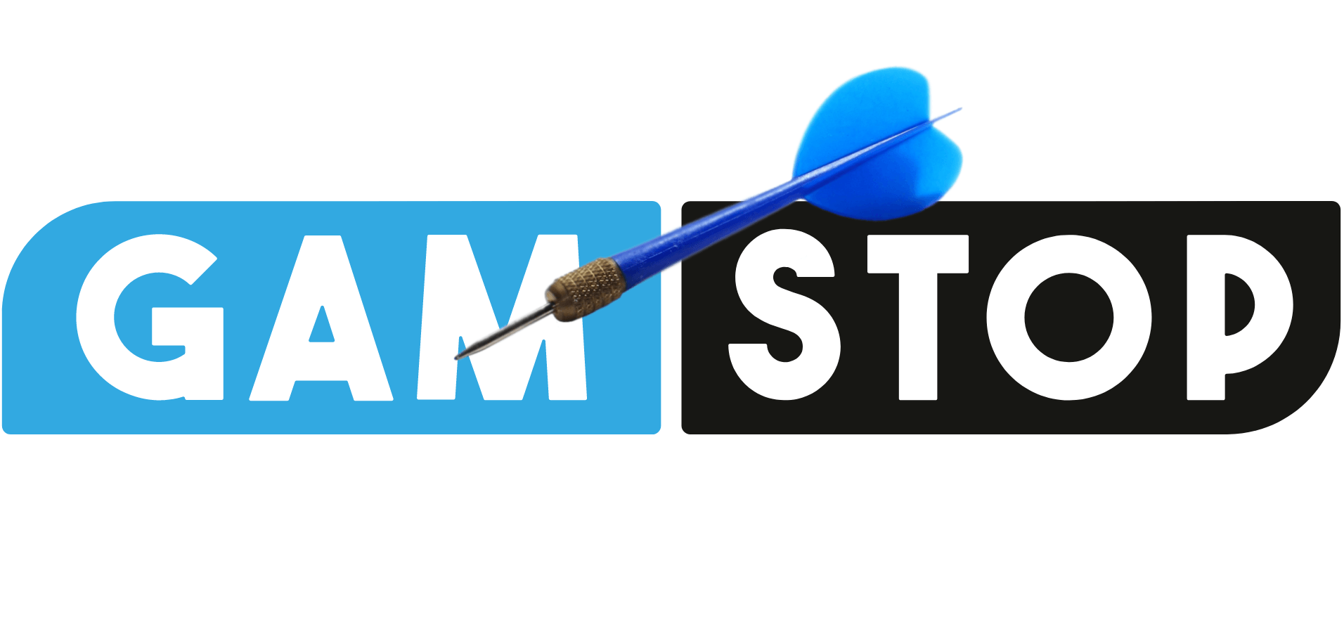 GAMSTOP Logo, Dartspfeil