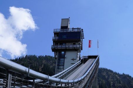 Skispringen Schanze Oberstdorf