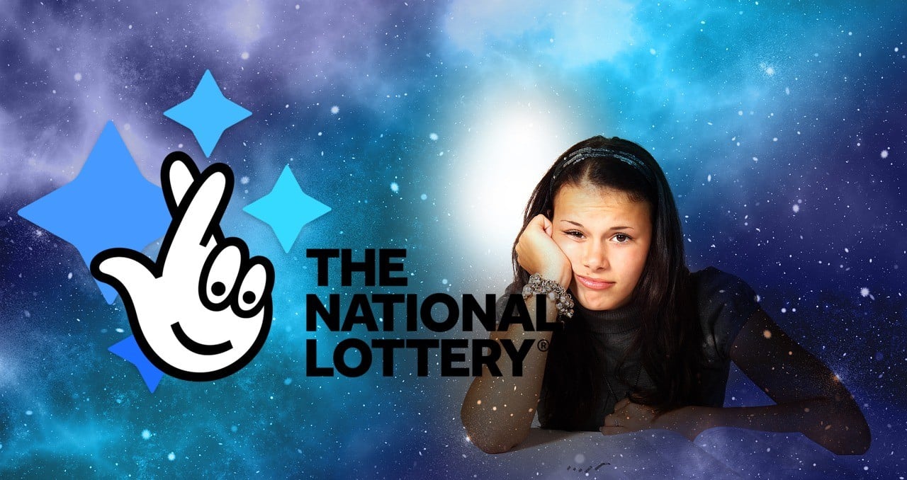 National Lottery Logo, Mädchen