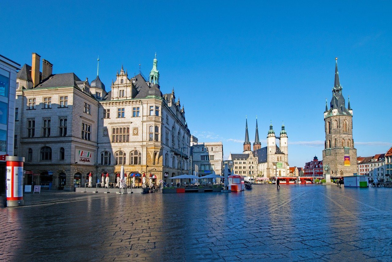Halle Saale Marktplatz