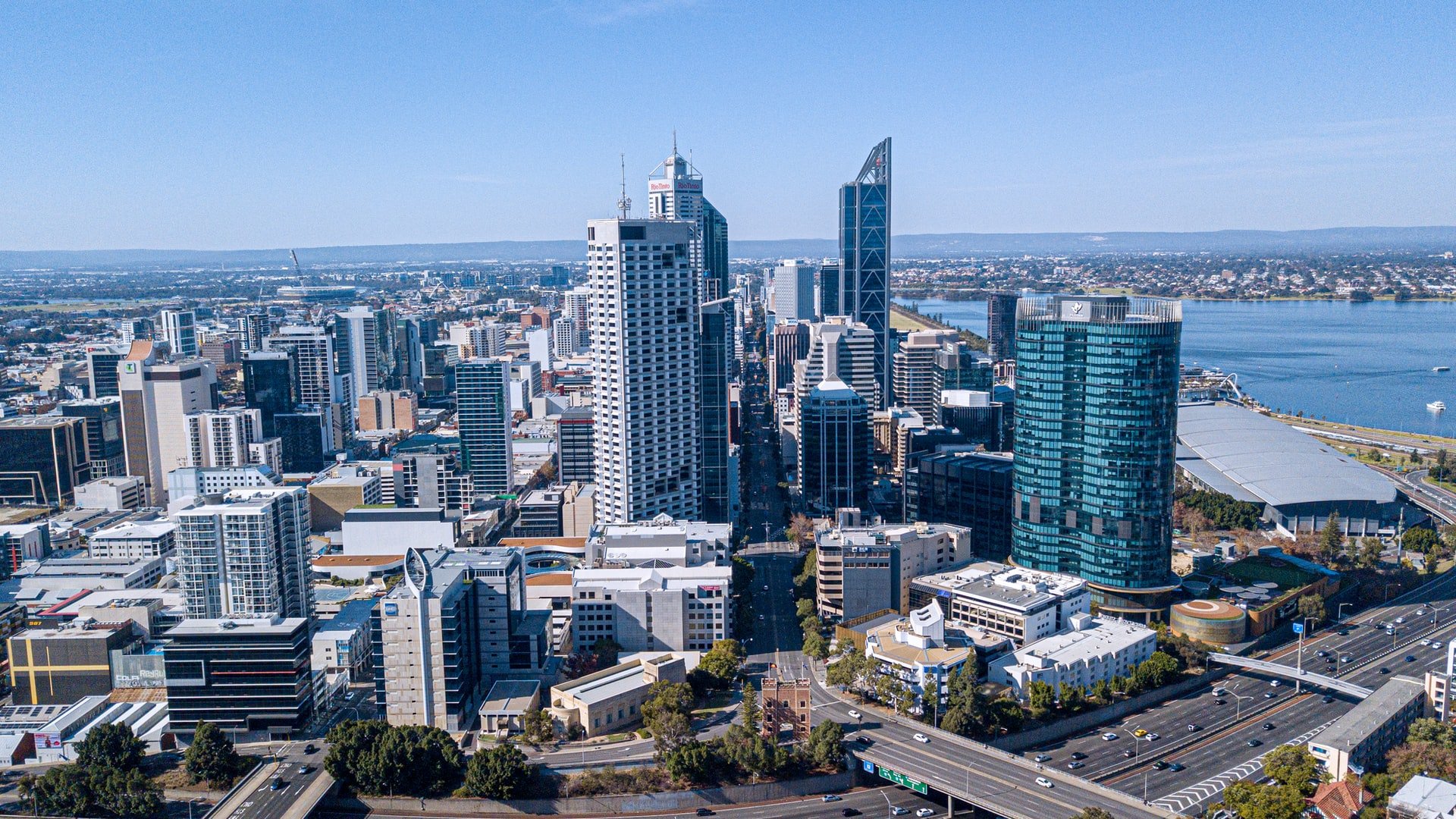 Blick auf Perth Australien