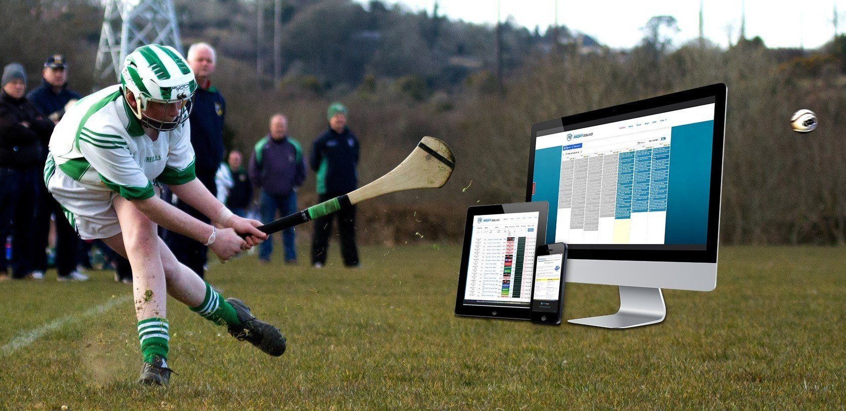 Hurling-Spieler, PC, Tablet