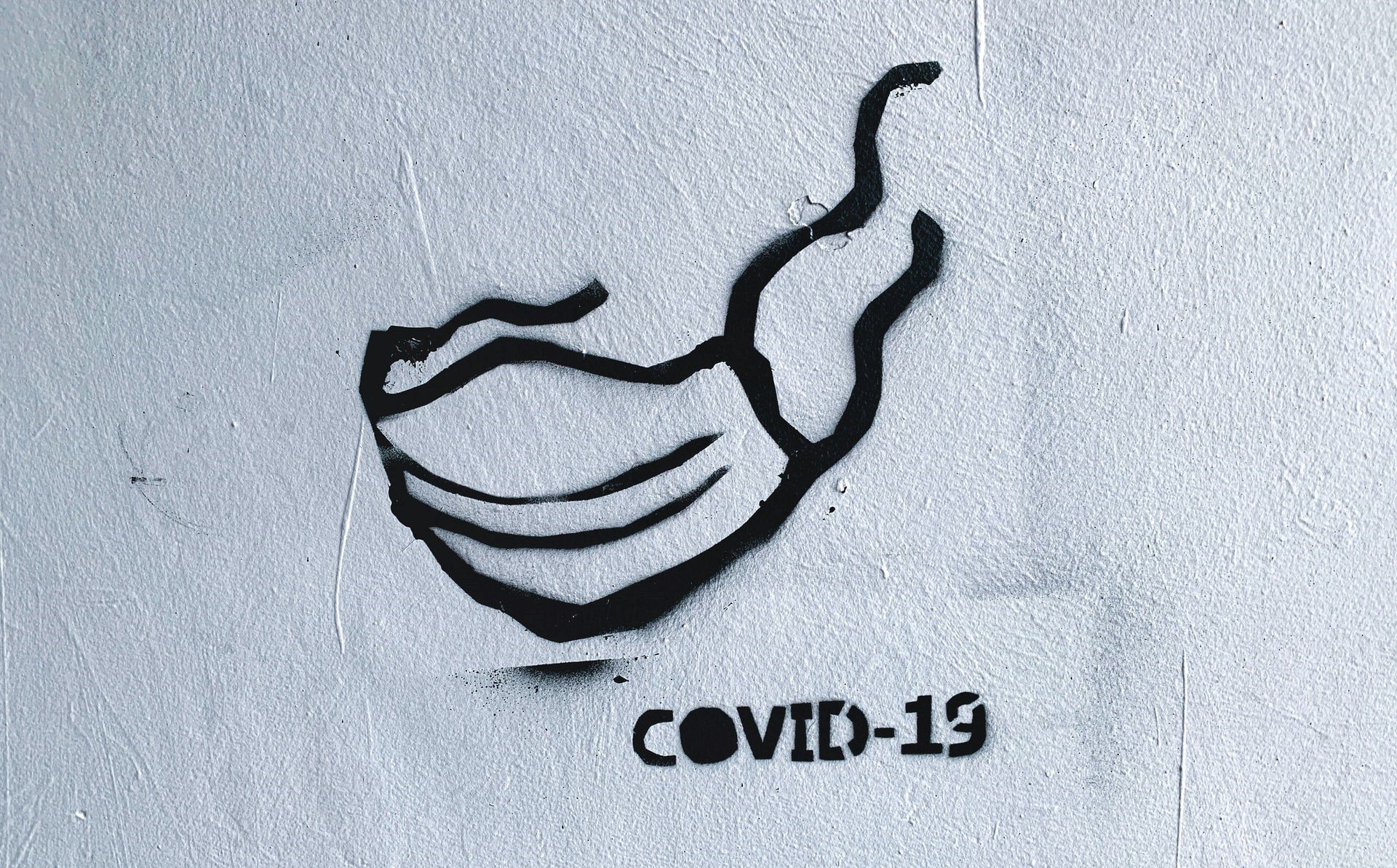 COVID 19 Maske Graffiti