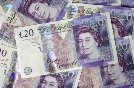Geldscheine britische Pfund