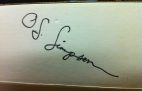 O.J. Simpson Autogramm
