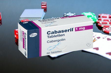 Pfizer Cabaseril Karten Würfel