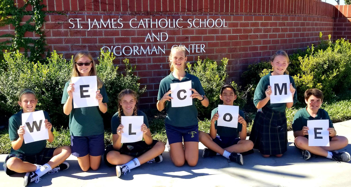 Schüler St. James Catholic School Torrance