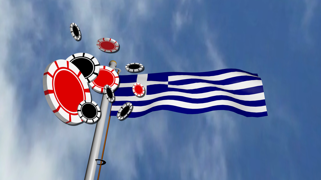 griechische Flagge, Chips