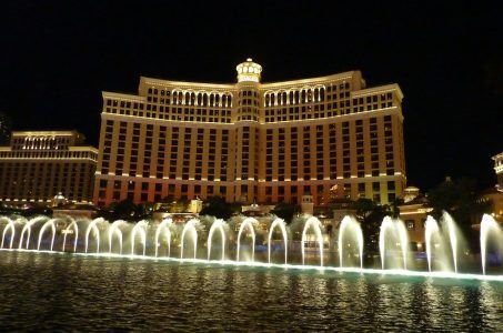 Las Vegas Bellagio Casino Springbrunnen