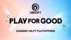 Play for Good Text, Ubisoft Logo