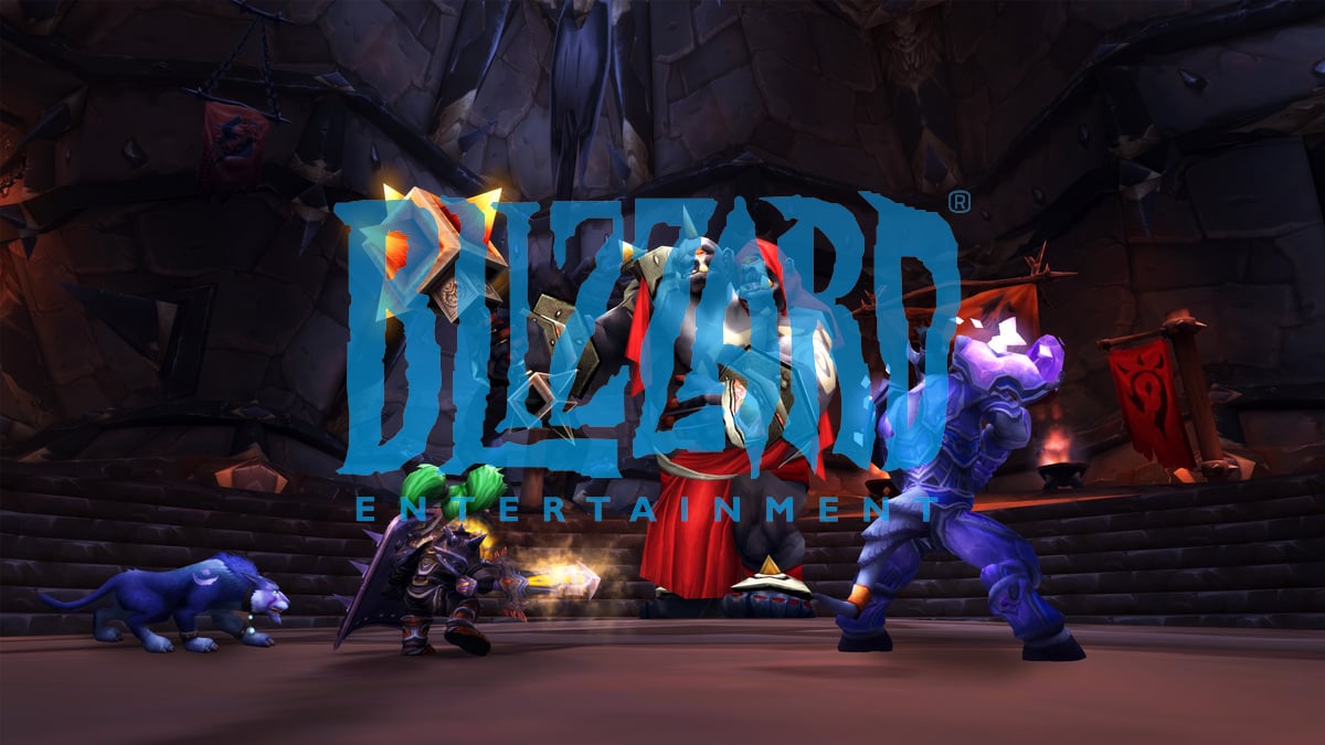 Blizzard Logo, WoW Spielszene