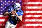 Football-Spieler, Flagge USA