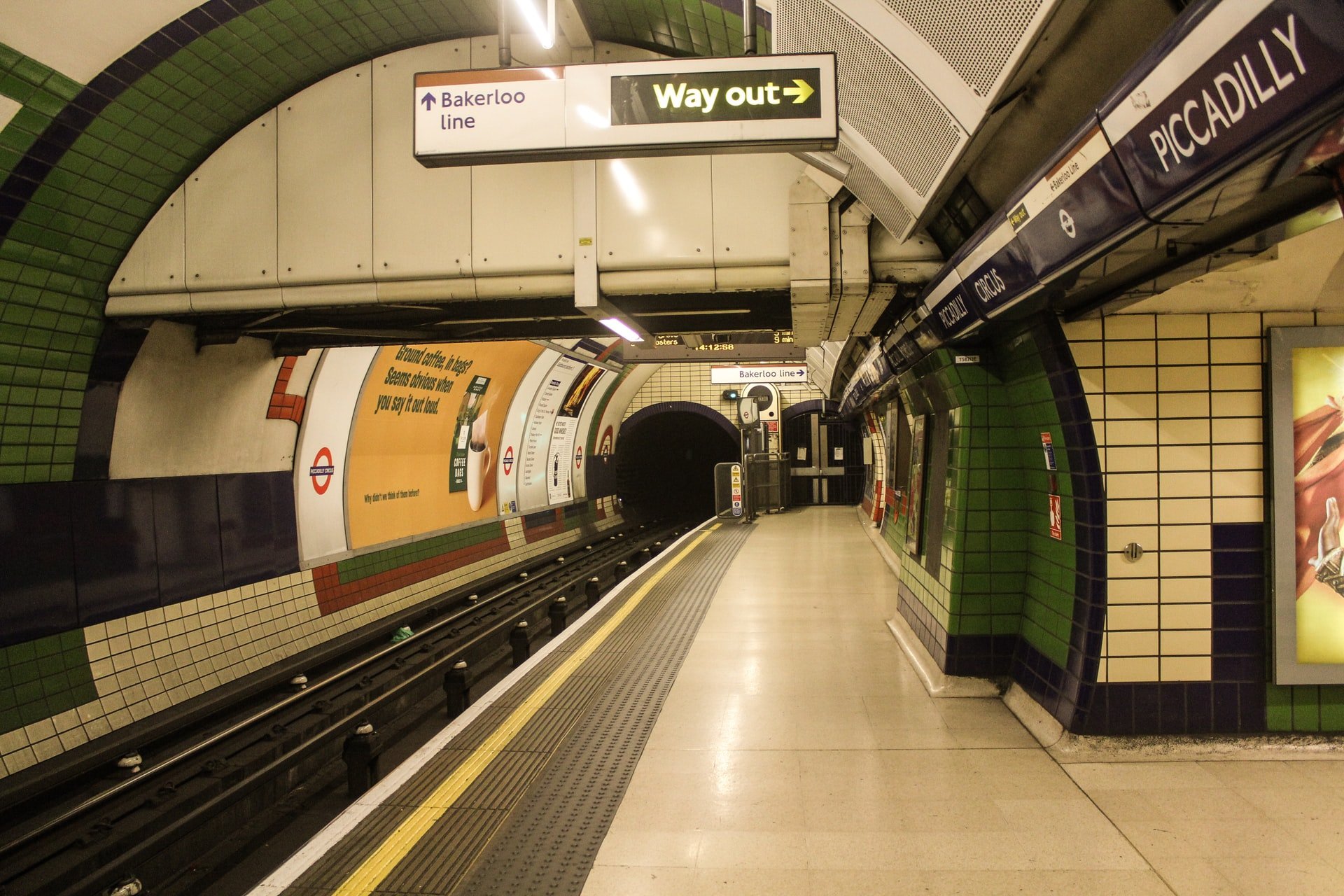 London U-Bahn Piccadilly Circus