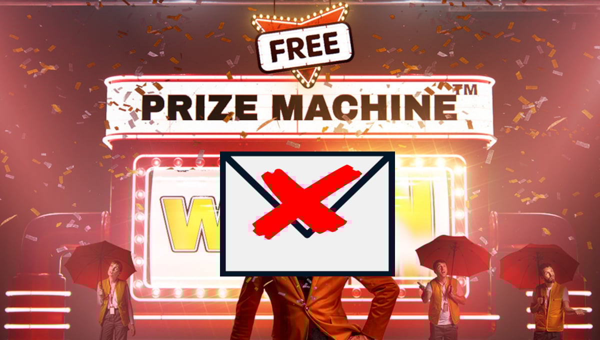 Sky Vegas Werbung E-Mail Kreuz