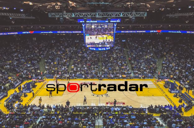 Basketball NBA-Spiel Sportradar-Logo