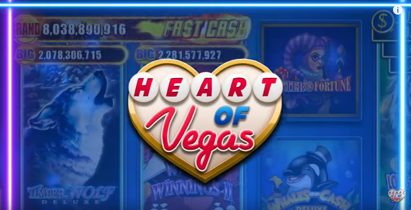 Heart of Vegas, Spielautomaten