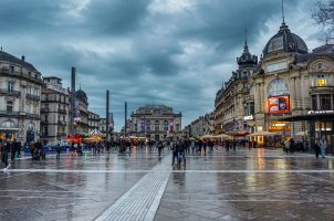 Marktplatz in Montpellier