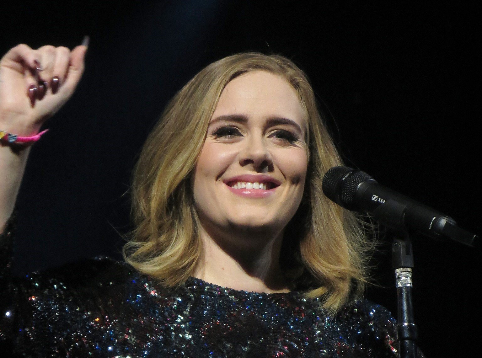 Sängerin Adele bei einem Auftritt