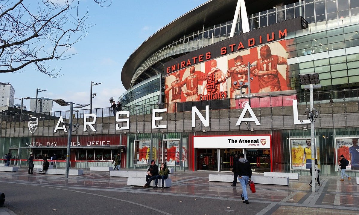 Außenansicht Stadion FC Arsenal