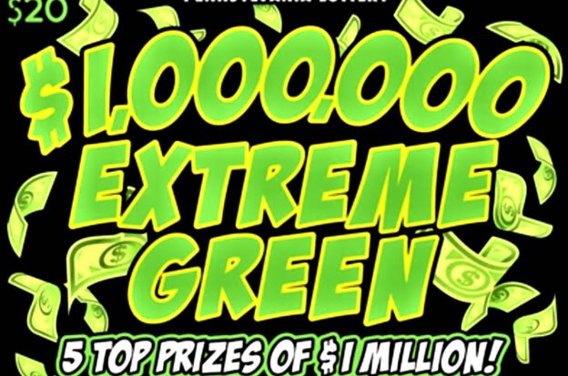 Extrem Green Rubbellos Pennsylvania Lottery